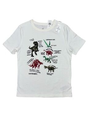 NWT GAP Dinosaur T Shirt Small 6/7